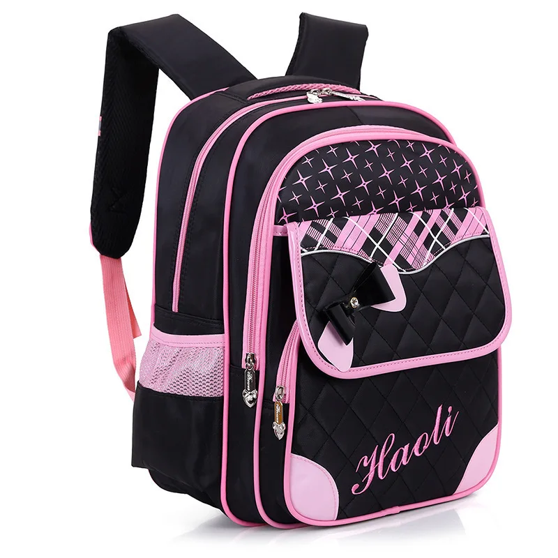 Princess School Bags For Girls Cute Bow Orthopedics Children Backpacks Kids Bookbag Primary School Backpack mochila escolar