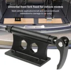 Крепежный зажим для передней вилки велосипеда на крышу автомобилягрузовика пикапагорного велосипеда быстросъемное крепление для установки вилки из алюминиевого сплава