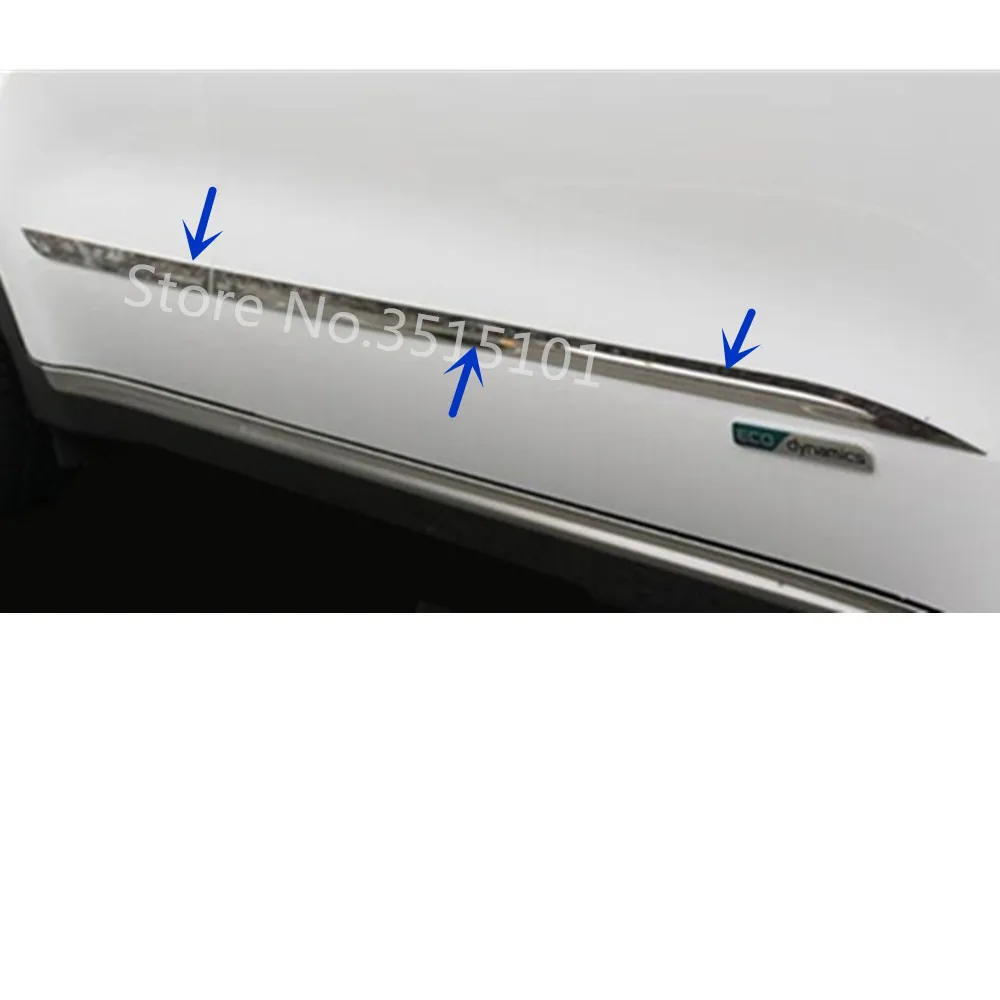 

Автомобильная крышка из нержавеющей стали, боковая отделка двери, каркас, полоса, запасная часть, нержавеющая сталь, 4 шт., для Kia KX5 Sportage 2016 2017 ...