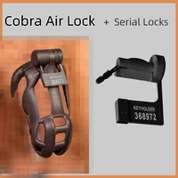 2021 new design air lock pin for cock cage with 5pcs plastic one time code lock chastity device accessories lock