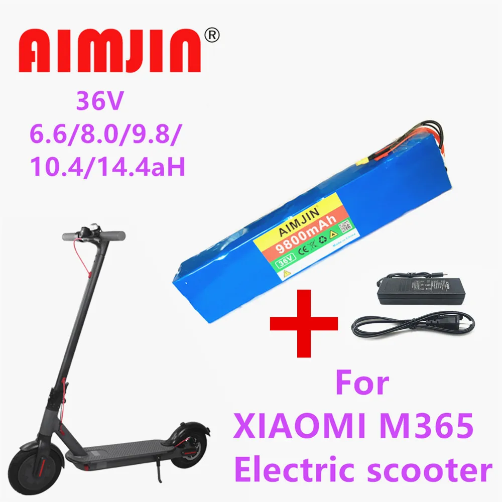 

36V 10S3P Scooter Battery Pack for Xiaomi Mijia M365, Electric Scooter, BMS Board for Xiaomi m365+Charger