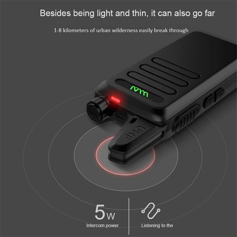 2021 wln kd c1 mini walkie talkie рация handheld 2 way ham radio hf transceiver kd c1 uhf communicator station mi ni wln kdc1