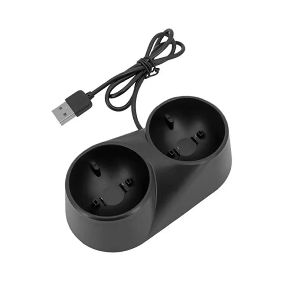 

Dual Charger Dock For PS3 / PS4 VR Motion Controller Playstation Move Controller N5B5
