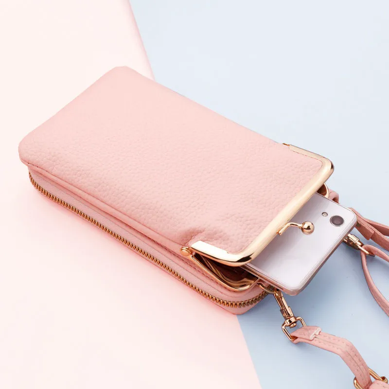 

Vertical bag 2021 new Korean fashion messenger bag mobile bag women's versatile Mini women's one shoulder mobile bag