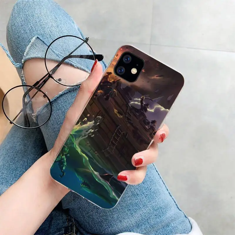 

Sea Of Thieves Game Phone Case For iphone 5s 6 7 8 11 12 XSMAX XR pro plus mini se2020 Cover Fundas Coque