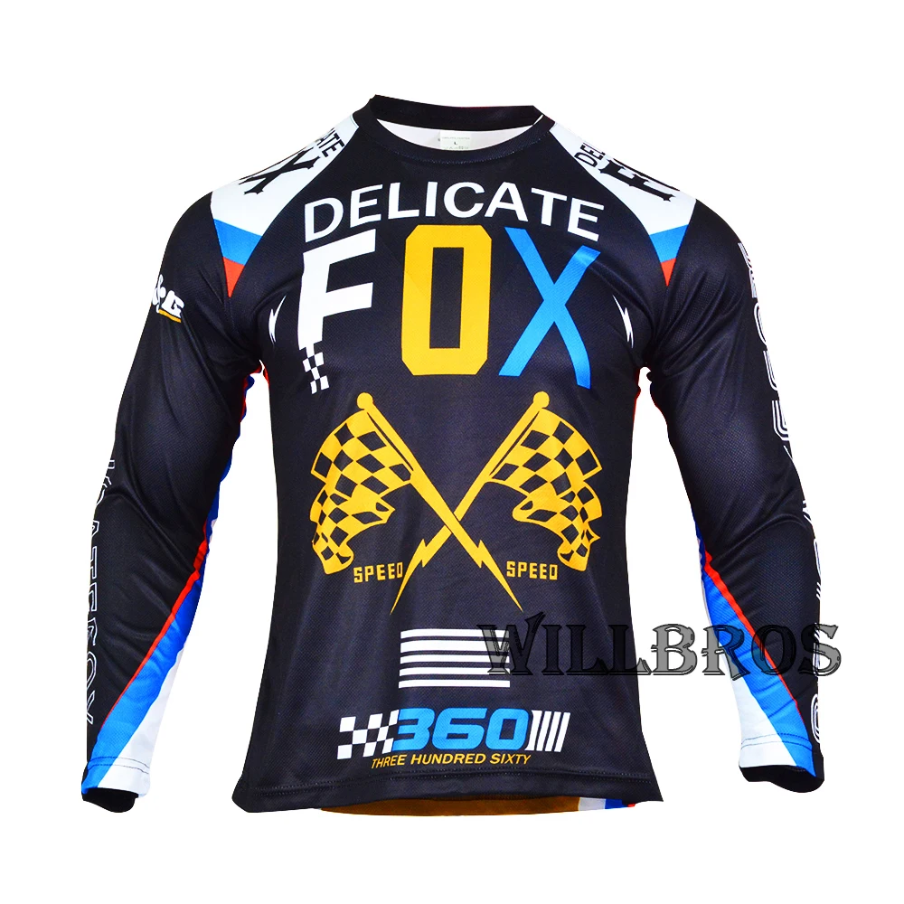 360 Rohr мужская белая Джерси BMX MX DH MTB Мотокросс ездовой скутер диртбайк внедорожные