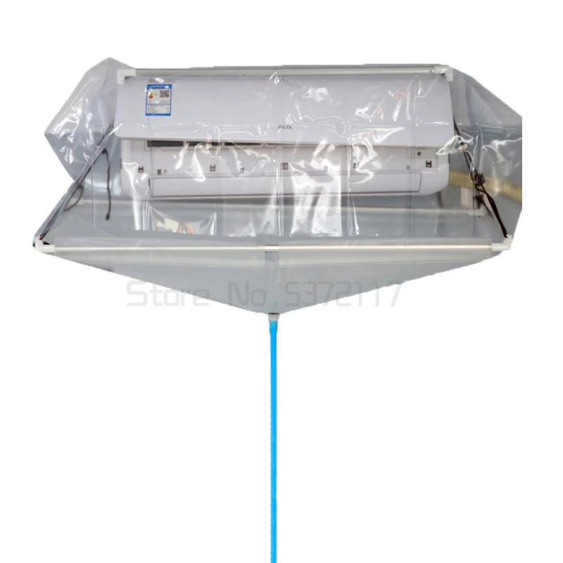 

Сплит-Тип, крышка для очистки кондиционера, многоразовый Прочный Настенный очиститель для кондиционирования воздуха, инструмент для мытья ...