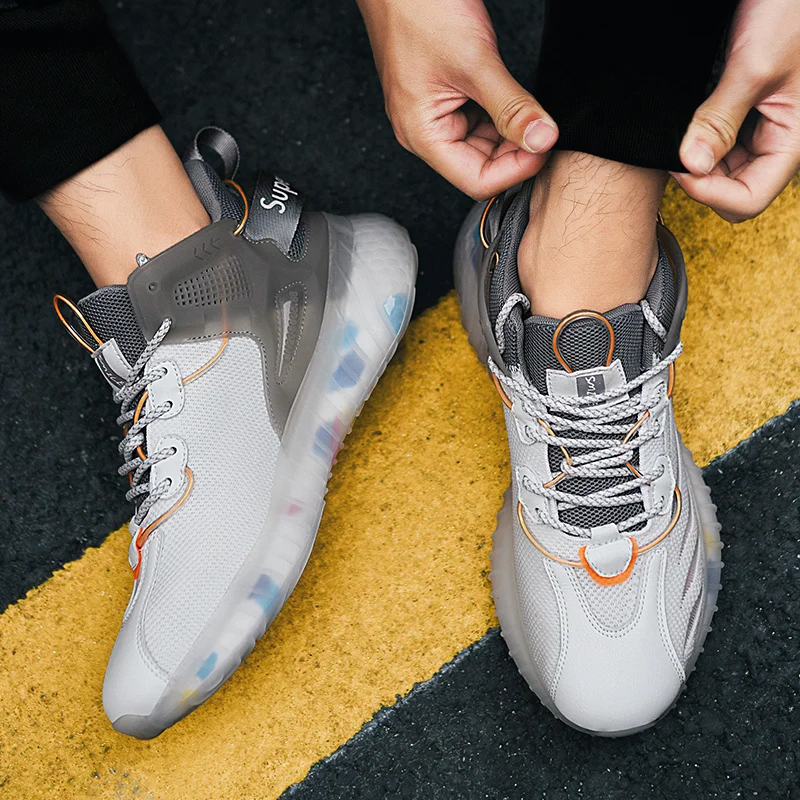 

Summer Men's Sneakers Mesh Woven Breathable Running Shoes Outsole Comfort Men's Casual Shoes All-Match Fashion Zapatos Hombre