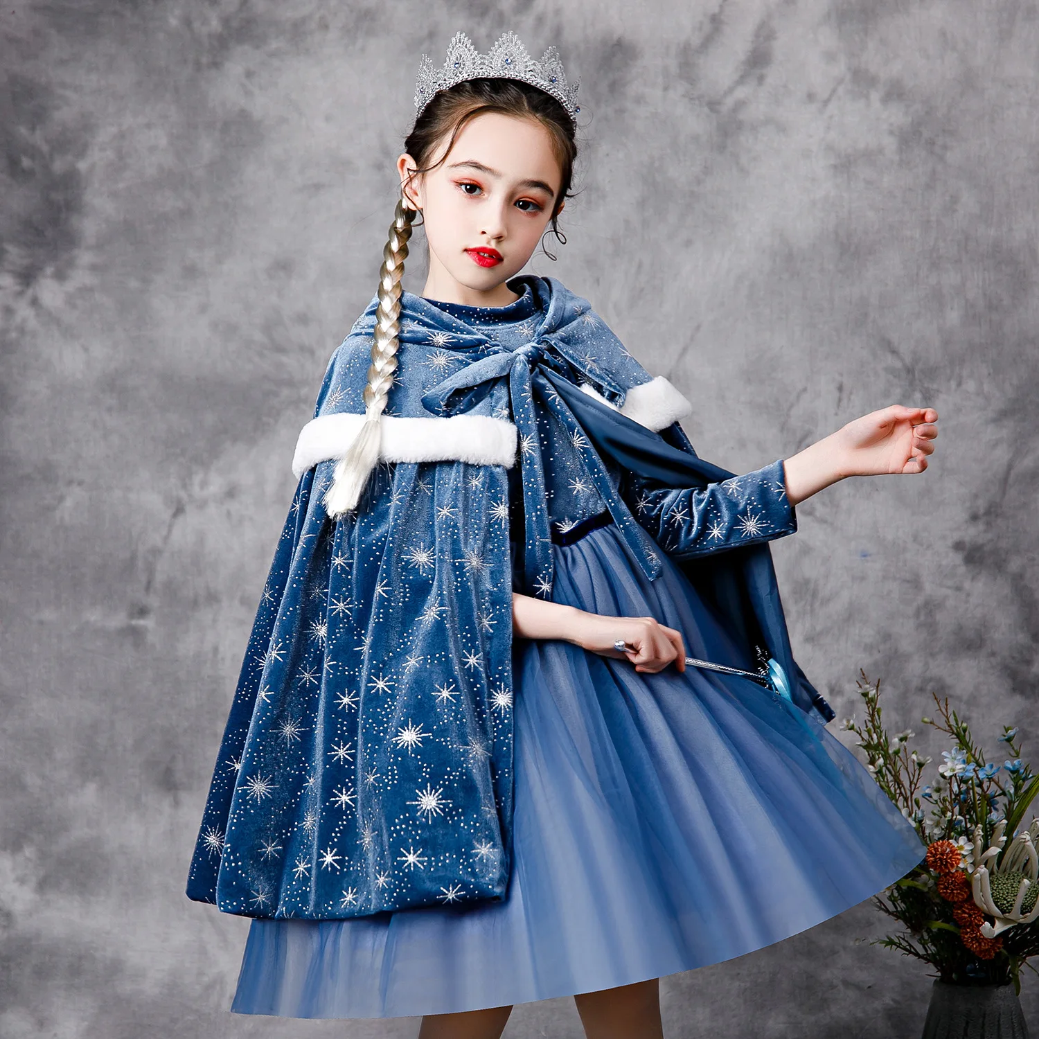 

PrettyGirl Child Girl Wedding Ceremony Dress Beauty Princess Dresses Christmas Costume Party Birthday Gift Kids Cosplay Costume