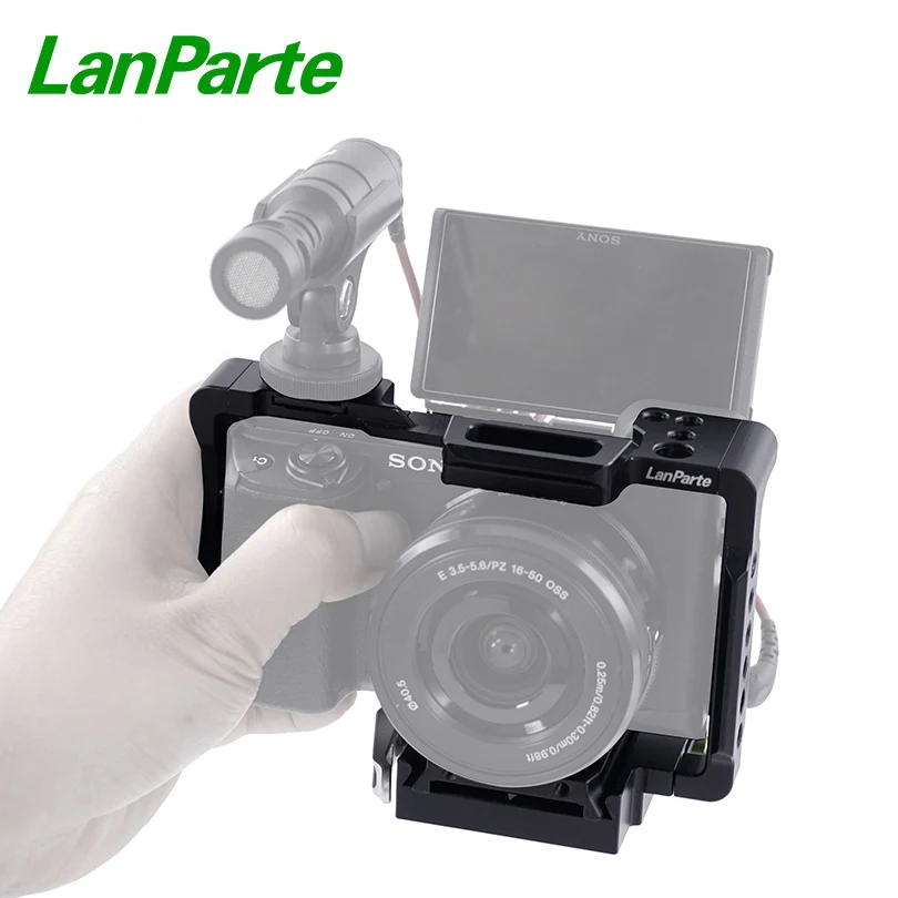 

Клетка для камеры Lanparte 6400, клетка для камеры Sony 6400, четкое изображение монитора