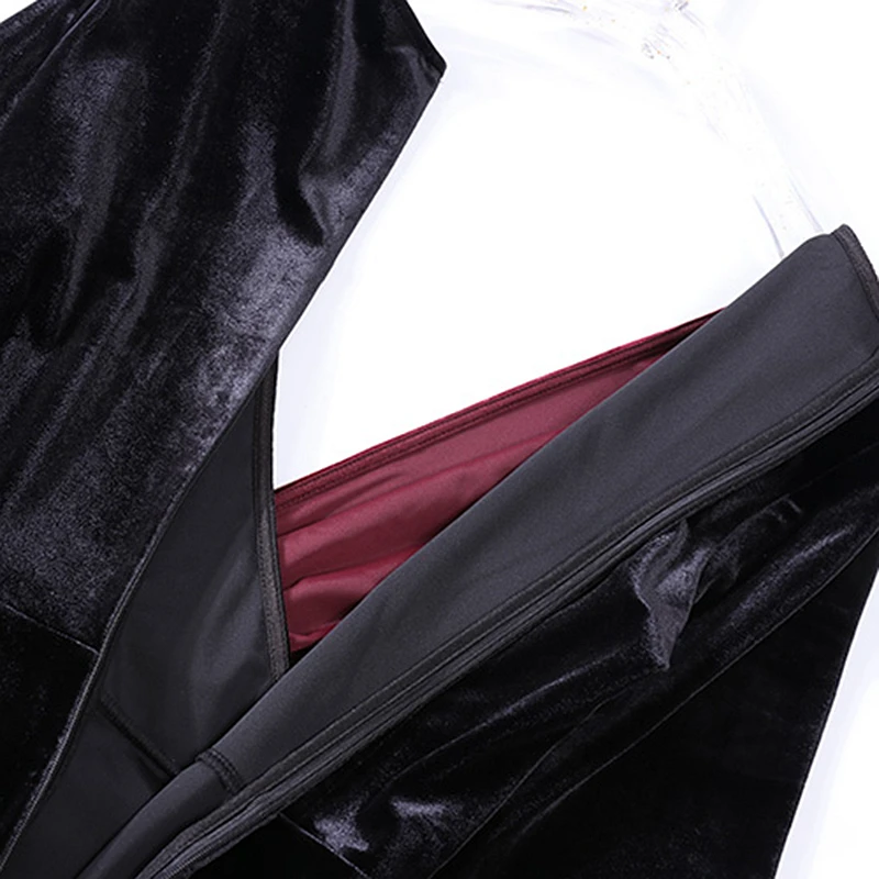 Высококачественное бархатное платье для женщин шелковое Смешанное с