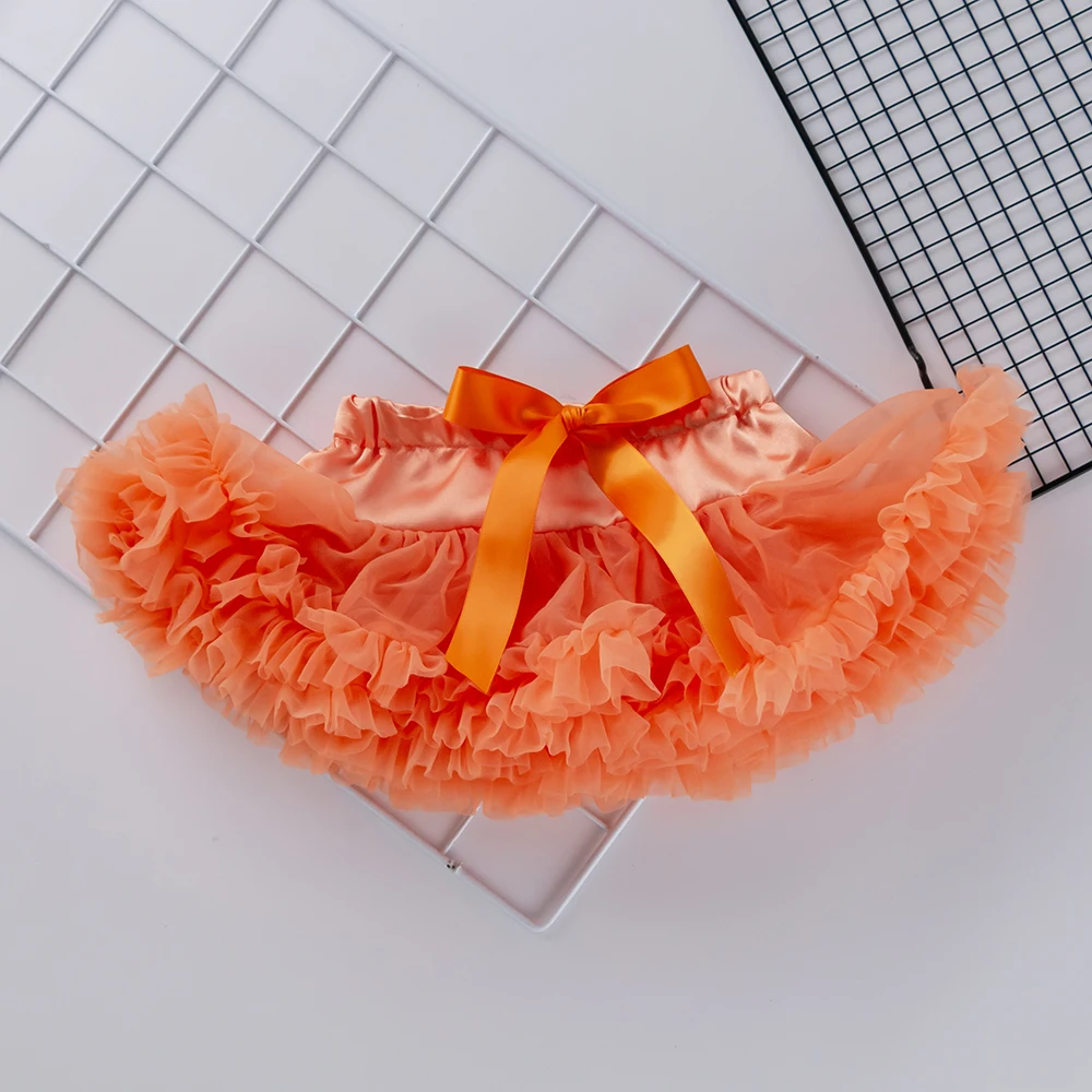 2020 Хэллоуин вечерние юбка с оборками для маленьких девочек Юбка пачка Сверкающая