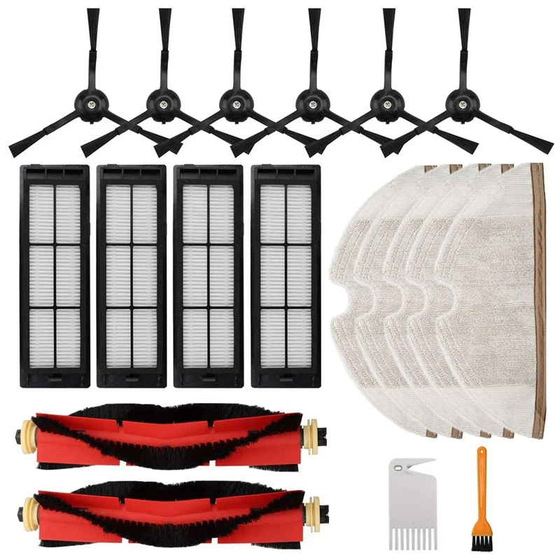 

Комплект аксессуаров для робота-пылесоса Xiaomi Mijia Roborock S5 S6 S50 E20 E25 E35, 19 упаковок, запасные части