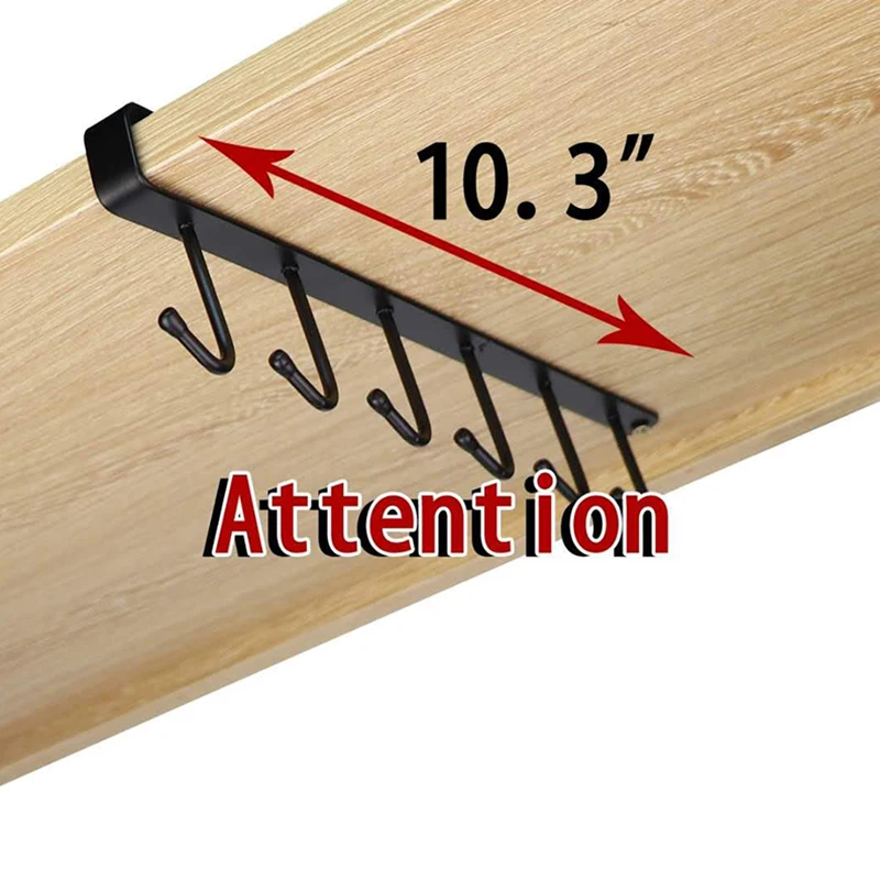 Мульти-Функция 3 шт х 6 крючков кружка держатель под кабинет Кофе чашка вешалка