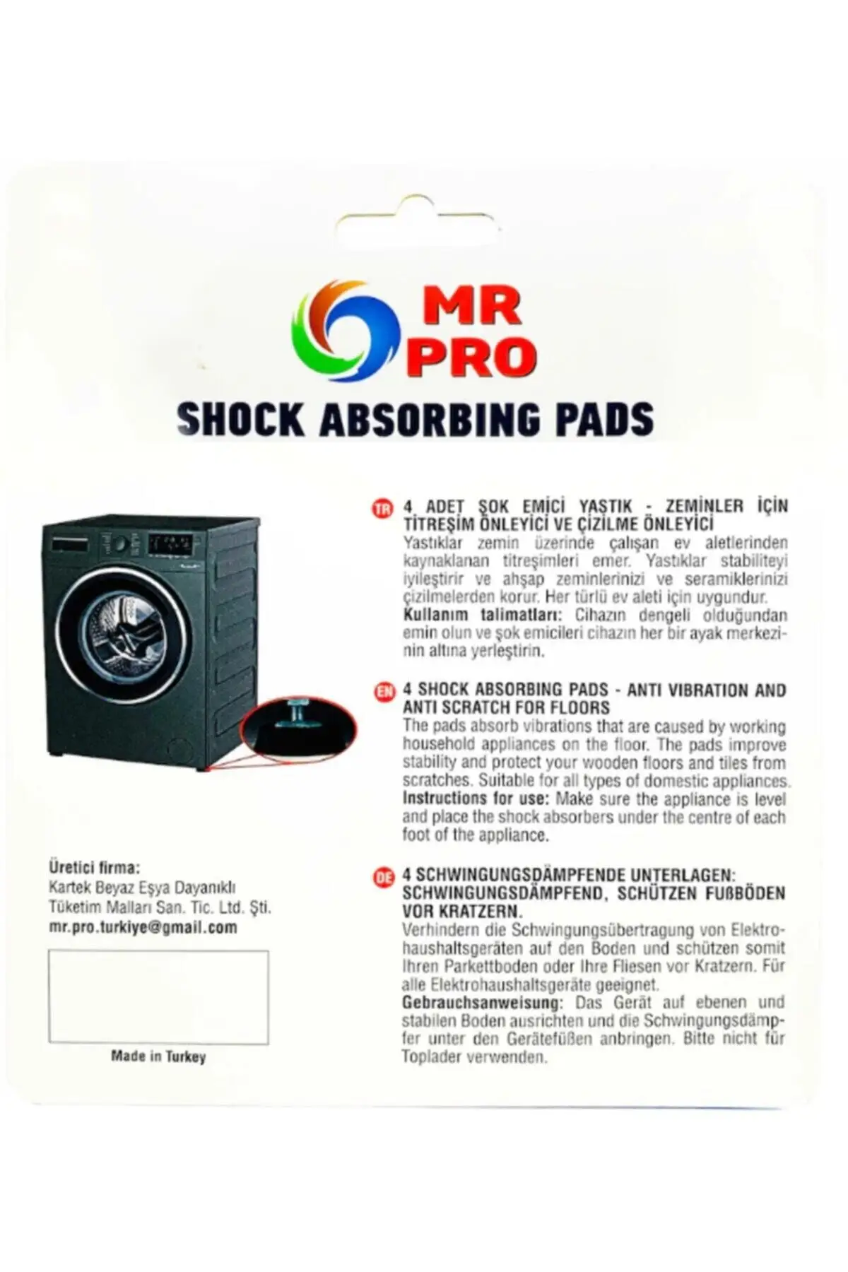 

Mr. Pro Washing Machine Anti-Vibration
