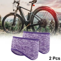 x autohaux 2pcs ear warmer headband winter ear cover cycling ear muffs for men and women purple