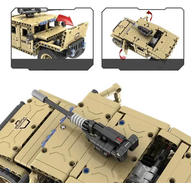 Новый Радиоуправляемый мощный двигатель военный игрушечный автомобиль Hummer