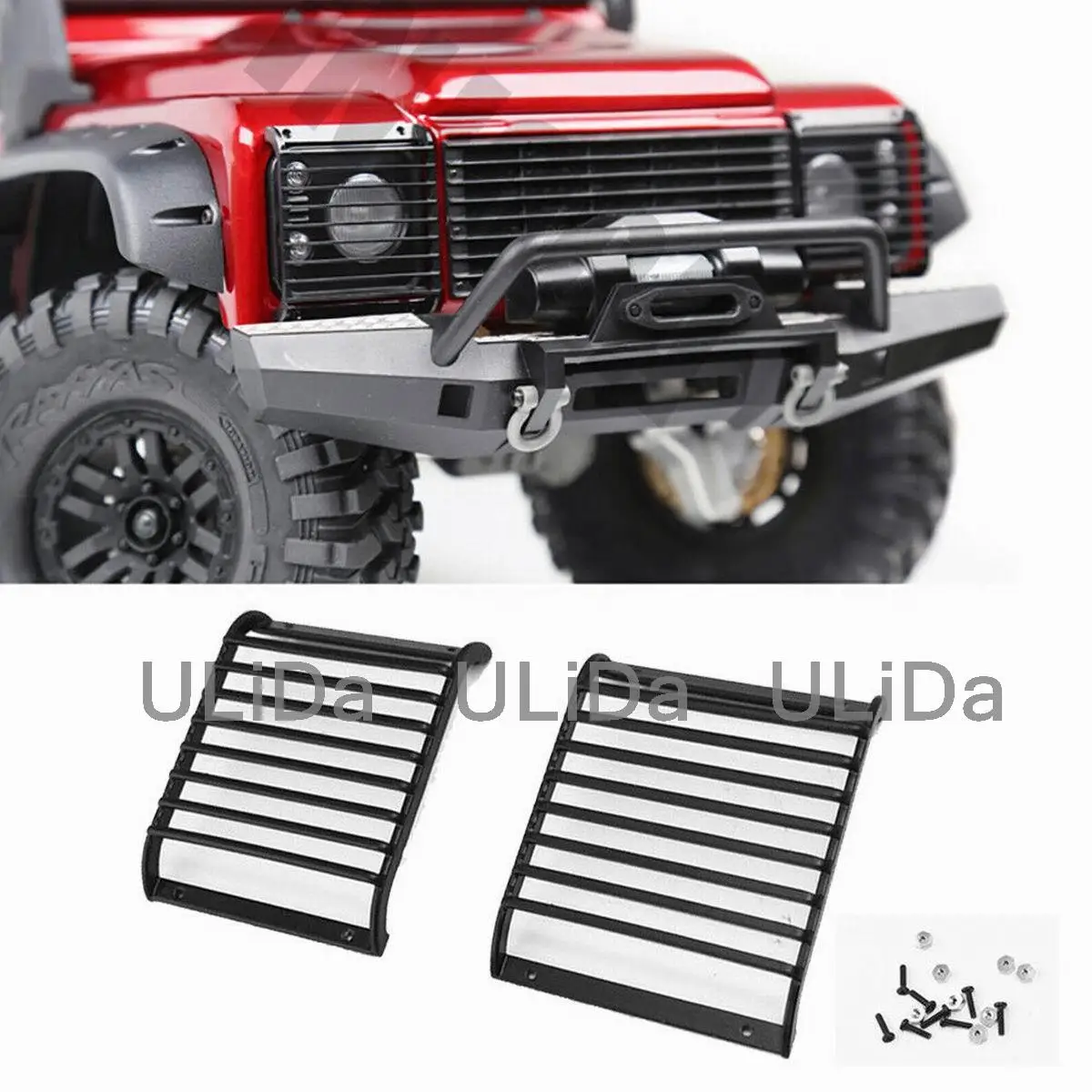 Защита передней фары для радиоуправляемого автомобиля 1/10 TRAXXAS TRX4 2 шт.|Детали и