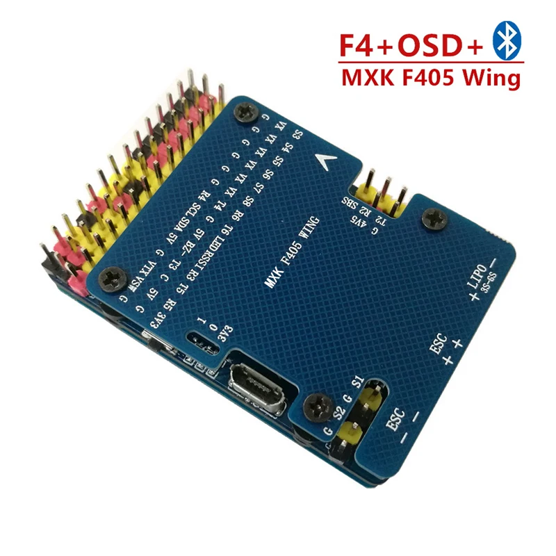 MXK беспилотник полета с фиксированным крыльем 1 шт. INAV F4 + OSD Встроенный Bluetooth 6ch