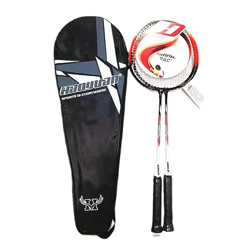 

2pcs Badminton Racket Aluminum Alloy Ultralight Professional Badminton Raqueta Outdoor Training With Free Bag -40