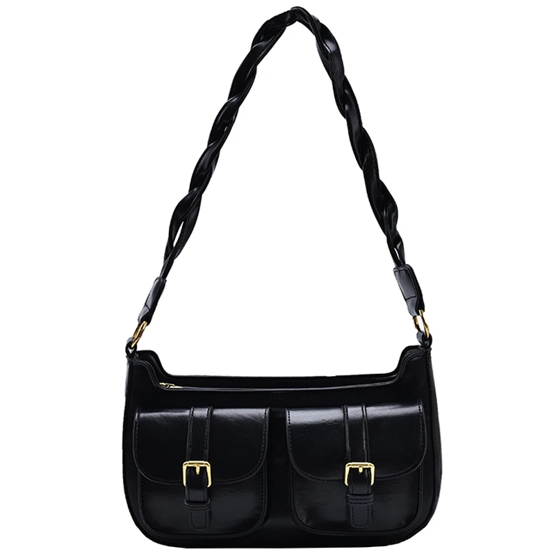 

Small PU Leather Hand Bags For Women 2020 Autumn Winter New Branded Handbags Female Travel Lady Solid color Fashion Hand Bag