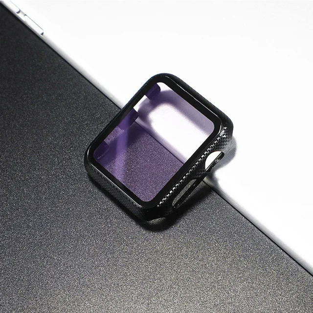 

Glass+Case For Apple Watch serie 6 5 4 3 SE 44mm 40mm iWatch Case 42mm 38mm bumper Screen Protector+cover apple watch Accessorie
