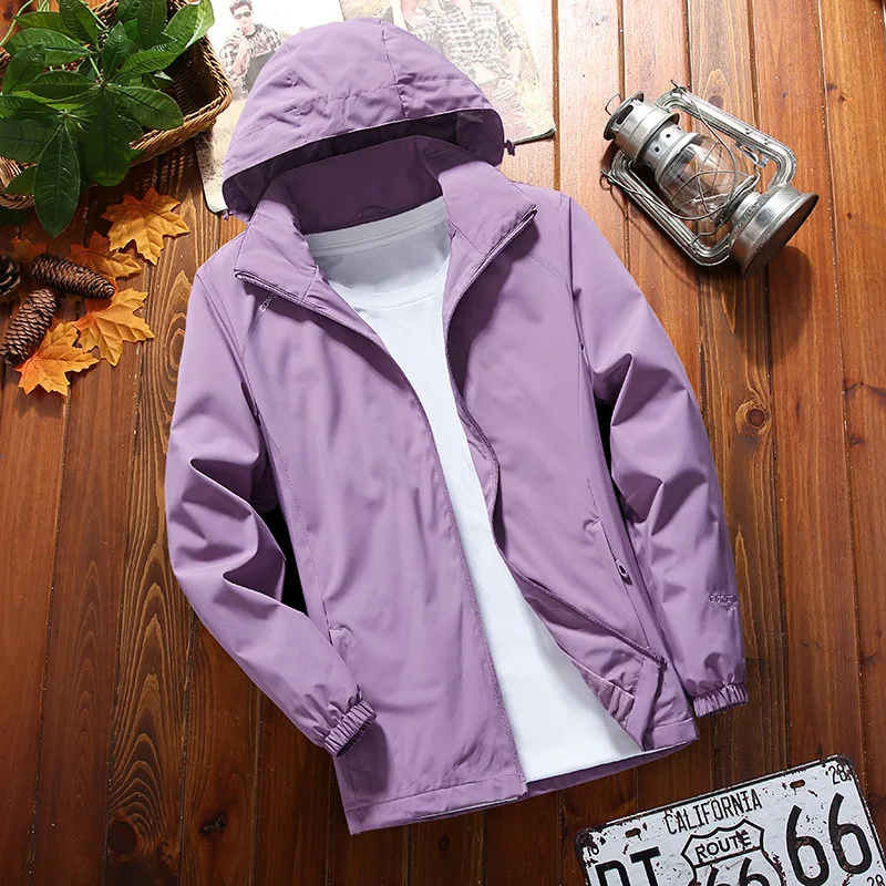 

Женская толстовка на молнии с капюшоном, ветрозащитная уличная куртка с флисовой подкладкой и капюшоном, ветровка от дождя, съемная шапка, пальто, термальная верхняя одежда для кемпинга