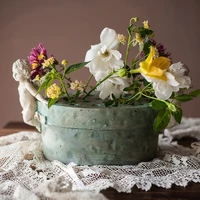resin flower vase insert stem holder