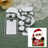 christmas santa snowman cutting dies scrapbook die cutting album card paper carving stamping mold new diy mold