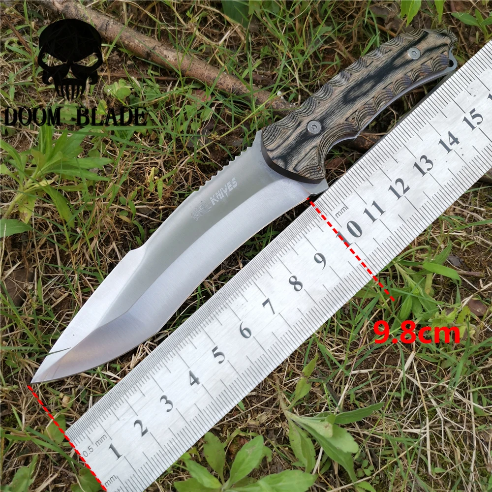 11 81 дюймовый охотничий нож тактический 7Cr8 нержавеющая сталь острый и прочный