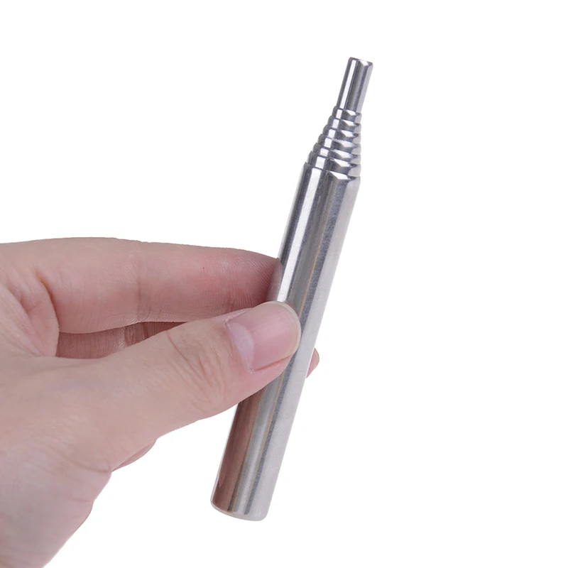 

1XCollapsible Stainless Steel Blow Fire Tube Outdoors Pocket Blower Bellow Retractable Fire Tools Camping Survival