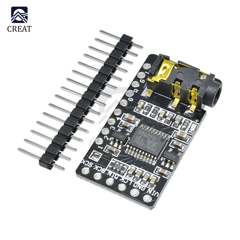 GY-PCM5102 I2S интерфейс PCM5102 DAC декодер модуль плеера для Raspberry Pi с контактом |