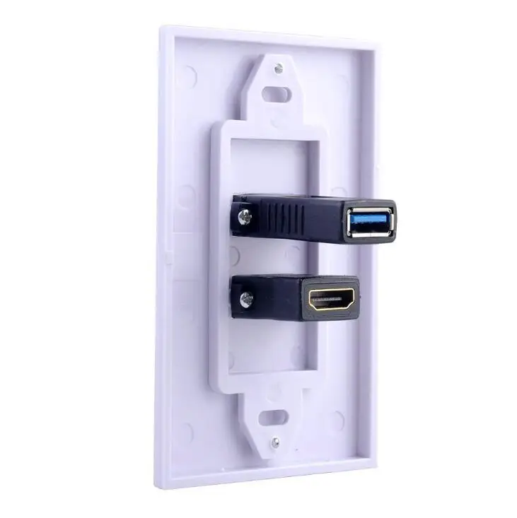 Настенная розетка с разъемом HDMI USB 3 0 и USB3.0 | Компьютеры офис