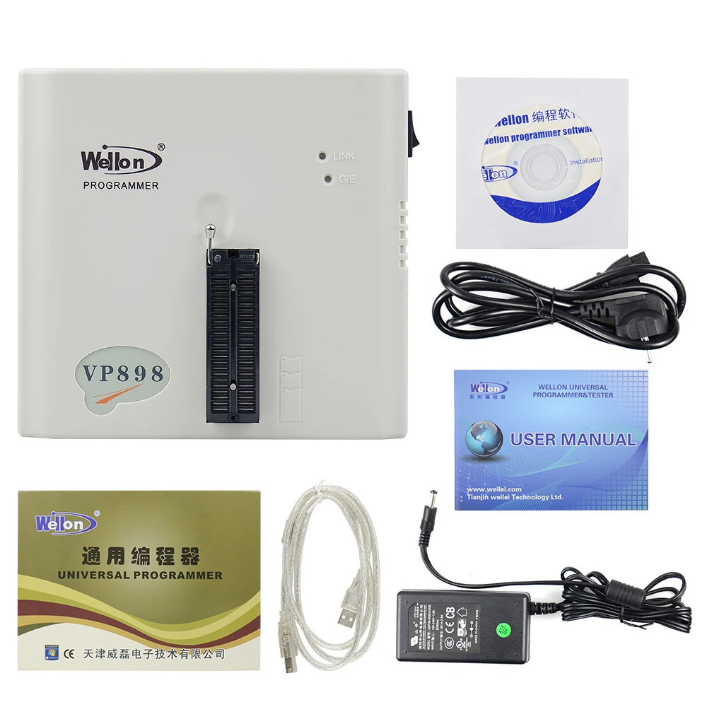 Оригинальный непрограммируемый программатор Wellon VP898 VP 898 обновленная версия VP896 с