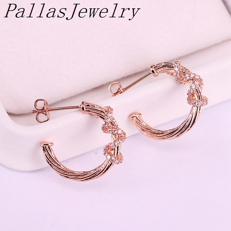 

5Pairs 20mm, New micro pave cz circle Earrings mix color Stud Earring girl women jewelry