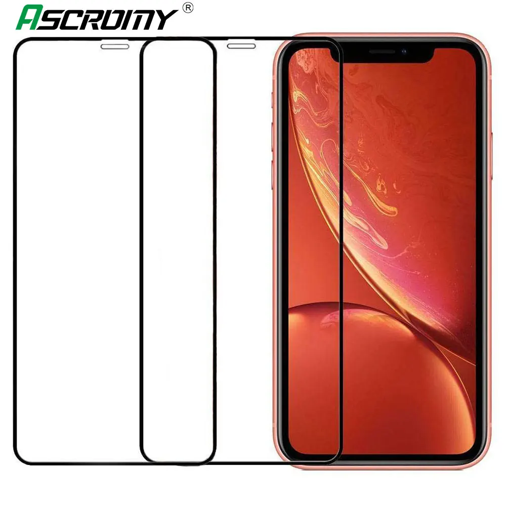 Закаленное защитное стекло 3D 9H для iPhone 11 Pro 12 Mini 12Pro XR X XS Max 8 Plus 7 6 6S|Защитные стёкла