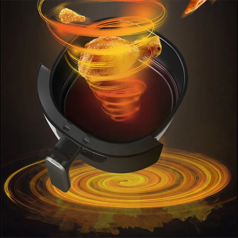 Умная воздушная фритюрница с сенсорным экраном электрическая без масла 2.6л