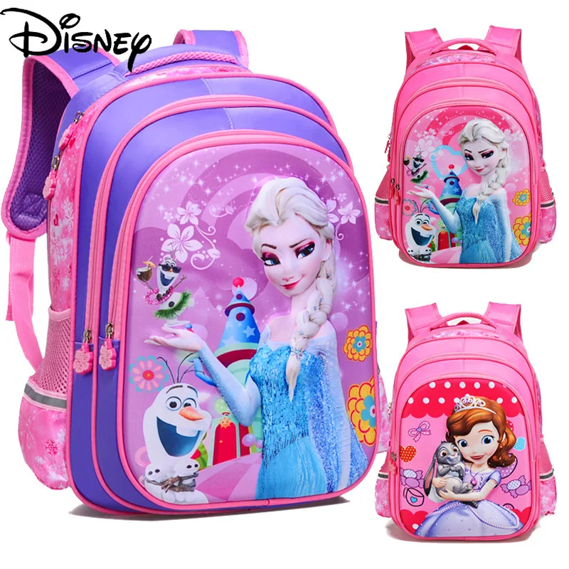 

Детская школьная сумка Disney Frozen Aisha, вместительный рюкзак для девочек, школьные ранцы