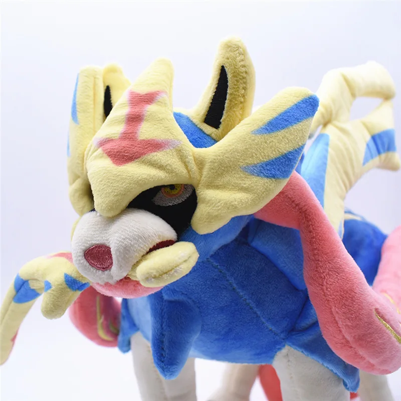 

Sword and Shield Zacian Zamazenta plush doll Anime Elf Stuffed toys Decorations Collection gifts for kids Children