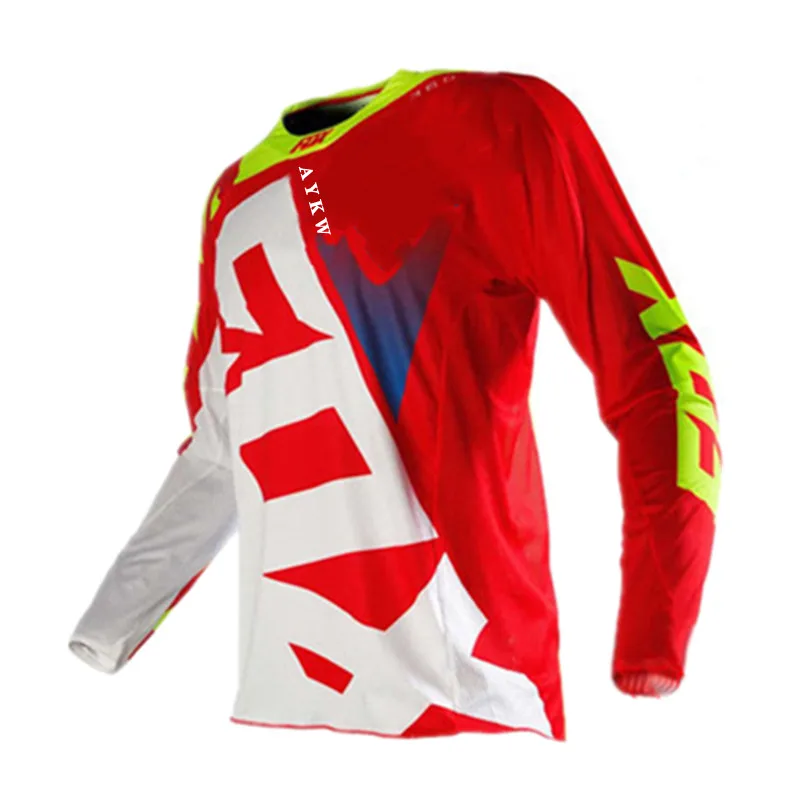 2021 Настройка команды Moto Mtb Мотокросс лиса джерси Enduro Maillot Hombre DH BMX MX Велосипеды