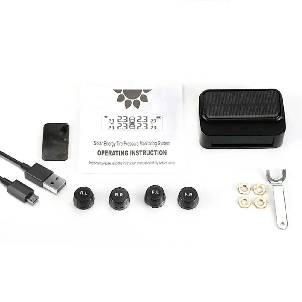 Внешний универсальный автомобильный монитор для обнаружения шин беспроводной