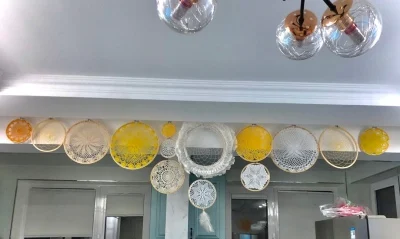 

DIY Moroccan Dreamcatcher Bohemia Handmade room bedside wall hanging background wall decoration