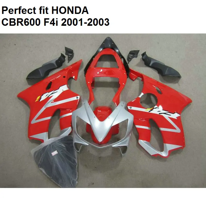 Обтекатель для литья под давлением Honda CBR 600 F4i 01 02 03 комплект обтекателей Красного