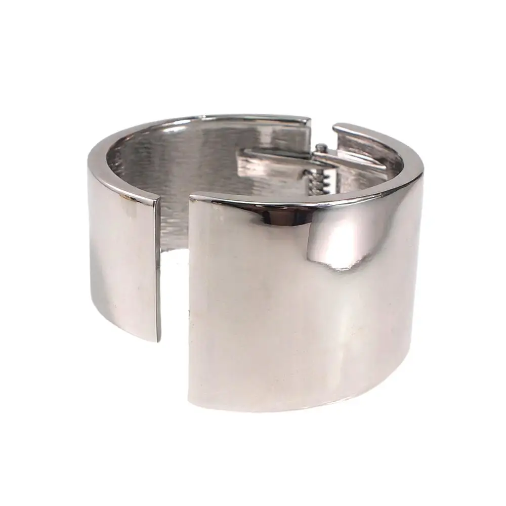 Silver Bangles MANILAI, панк, сплав, манжета, браслеты для женщин, модный, массивный, большой, сплав, браслет, вечерние, аксессуары - Окраска металла: Silver Bangles