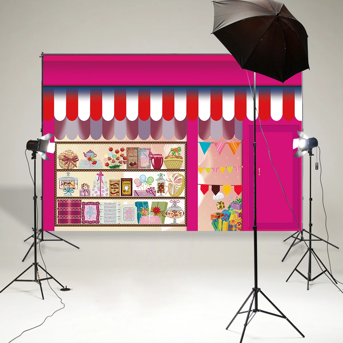 BEIPOTO новорожденный фон для фотосъемки розовый шар кирпичная стена детский торт