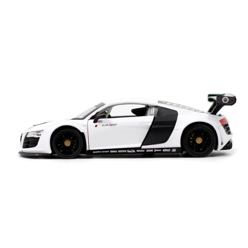 RASTAR 1:24 Audi R8 брелок для автомобильных ключей модель игрушечные машинки собирать