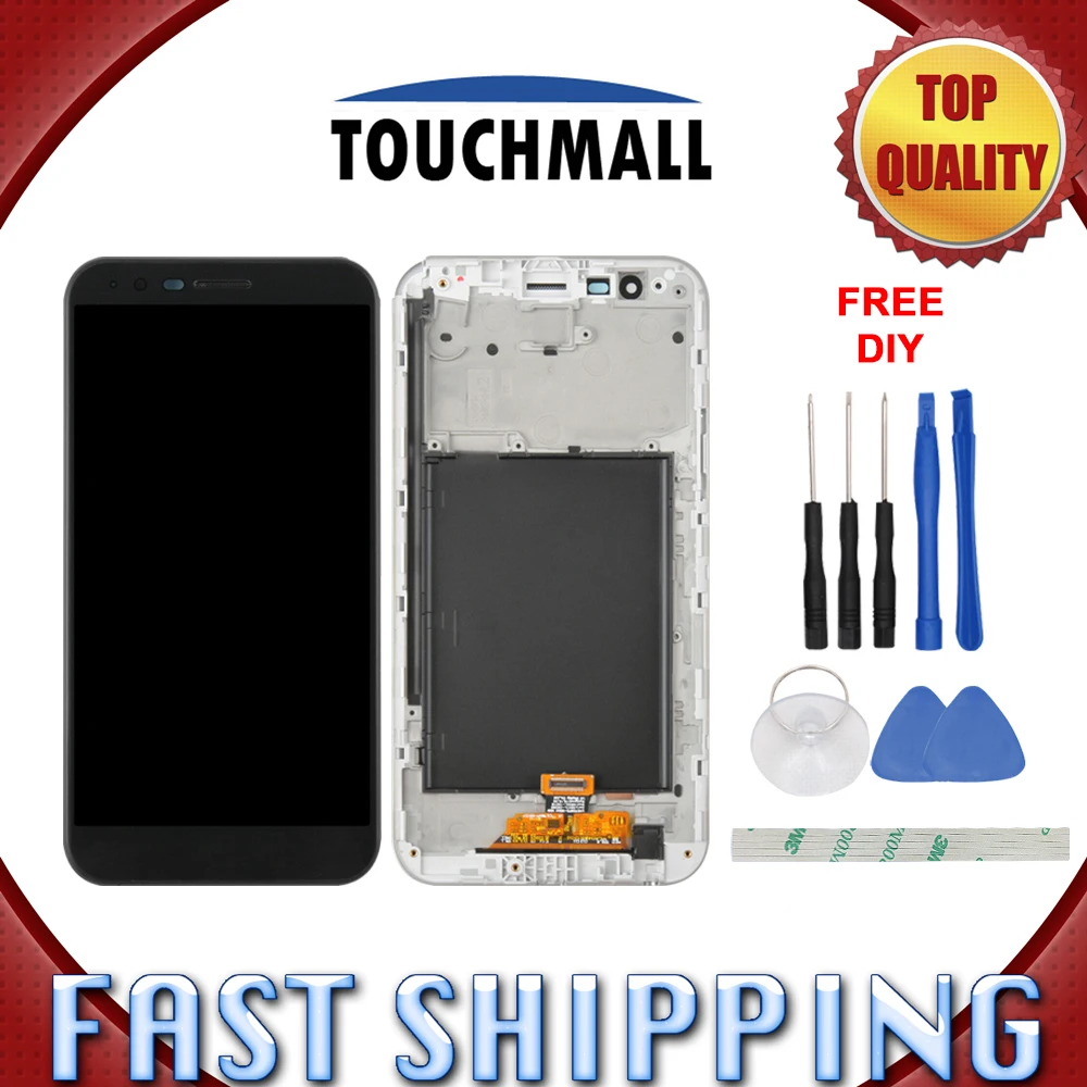 Новый ЖК дисплей + сенсорный экран с рамкой в сборе Замена для LG Stylo 3 Plus MP450 TP450 5 7