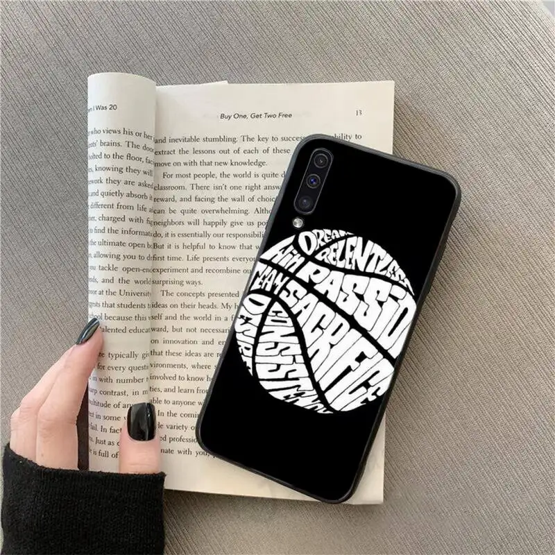 

Sport Love Basketball Texture Phone Case For Samsung galaxy S 9 10 20 A 10 21 30 31 40 50 51 71 s note 20 j 4 2018 plus