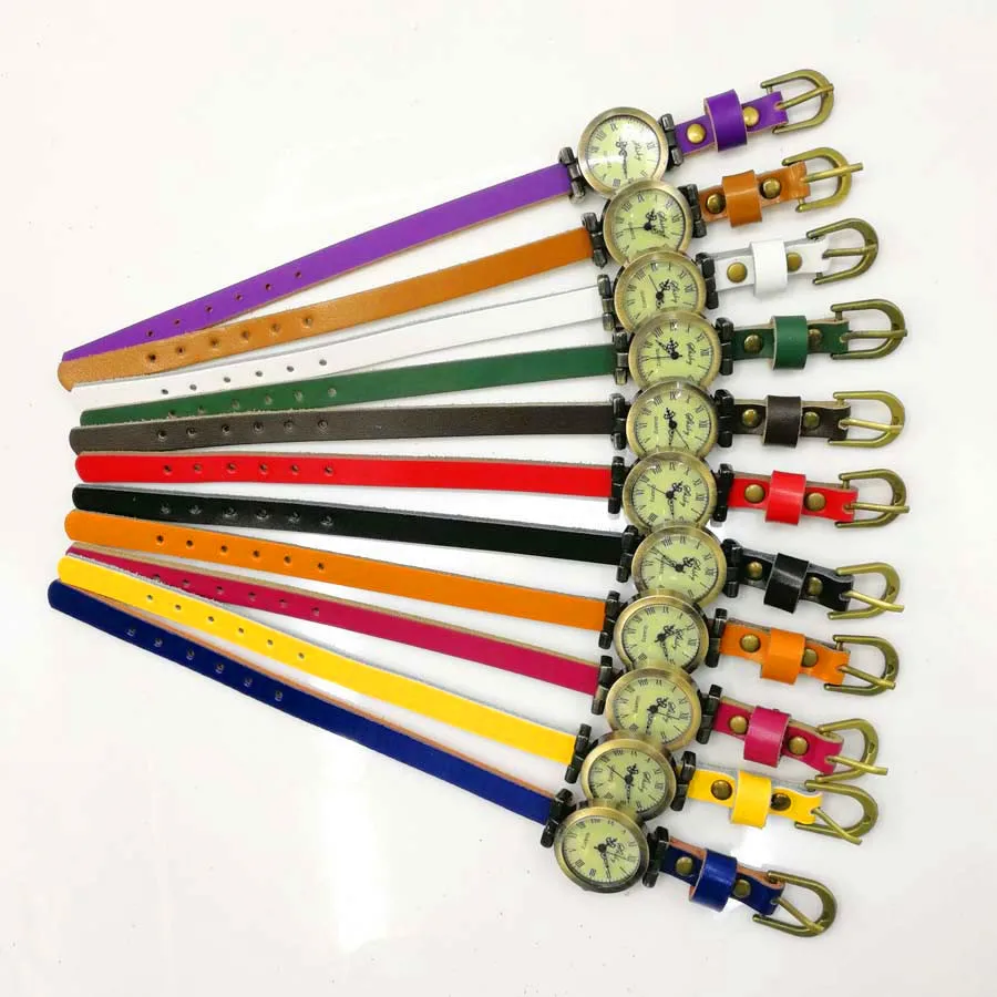 Shsby Watches Accessories Wholesale Leather Band With High Quality/Short Leather Watch Band Can Match A Variety Of Headers