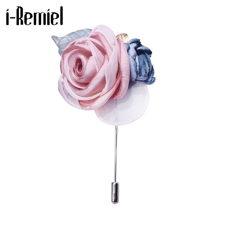 I-Remiel цветок длинная игольчатая брошь значок шарф рубашка воротник аксессуары